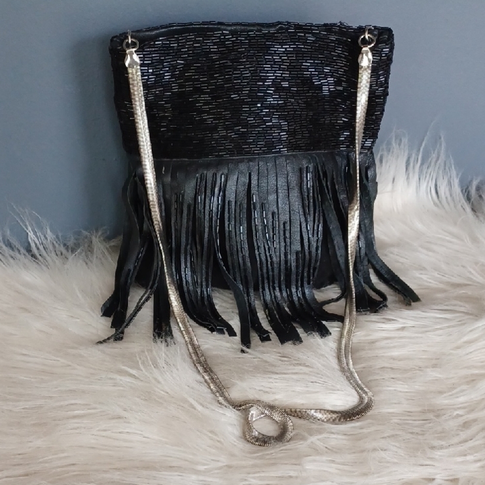 Black Tassel Purse